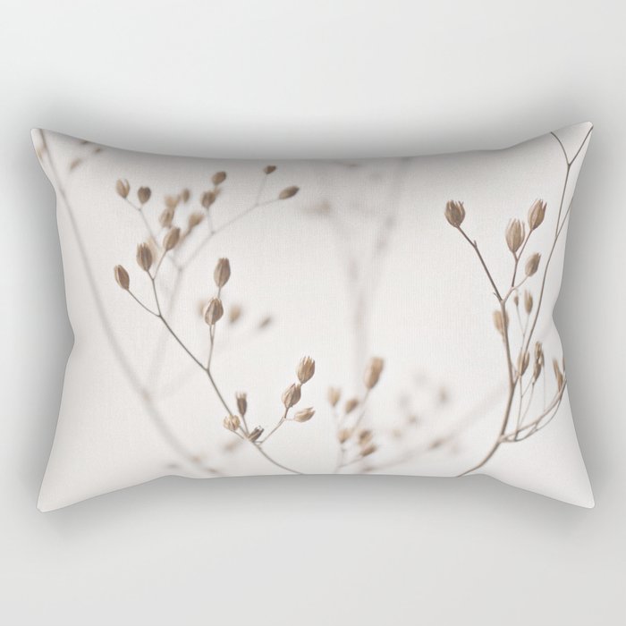 WILDFLOWERS NATURAL BEIGE 1 Rectangular Pillow Gallery Image 2