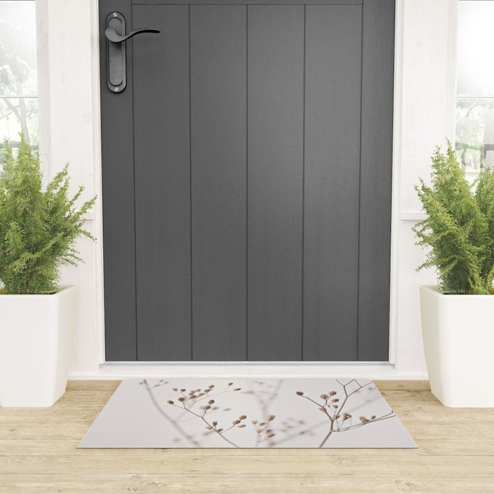 WILDFLOWERS NATURAL BEIGE 1 Welcome Mat Gallery Image 3