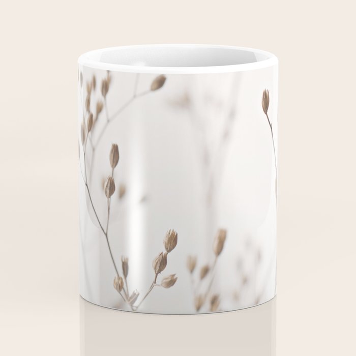 WILDFLOWERS NATURAL BEIGE 1 Coffee Mug Gallery Image 4