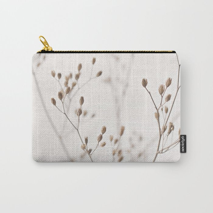 WILDFLOWERS NATURAL BEIGE 1 Carry All Pouch Gallery Image 1