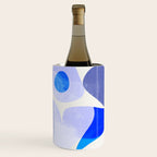 mid century modern organic blue Wine Chiller Gallery Image 3