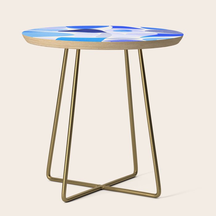mid century modern organic blue Side Table Gallery Image 1