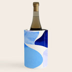 mid century modern organic blue Wine Chiller Gallery Image 2