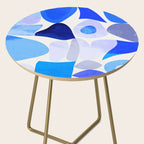 mid century modern organic blue Side Table Gallery Image 2