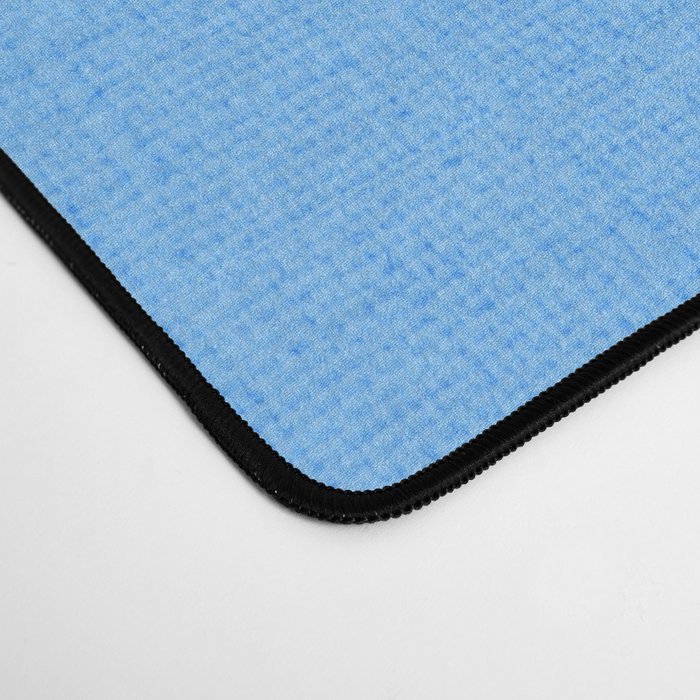 mid century modern organic blue Desk Mat Gallery Image 4