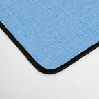 mid century modern organic blue Desk Mat Gallery Image 4