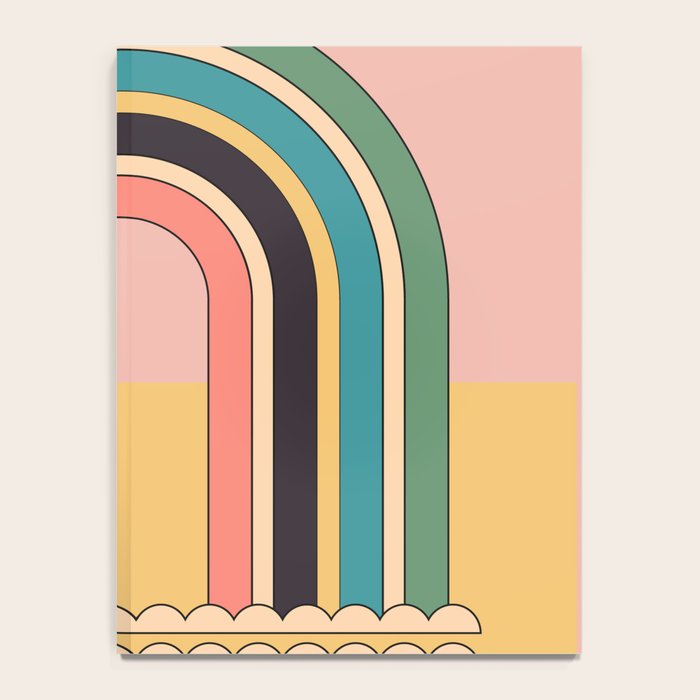 Geometric Abstraction Rainbow Notebook Gallery Image 4