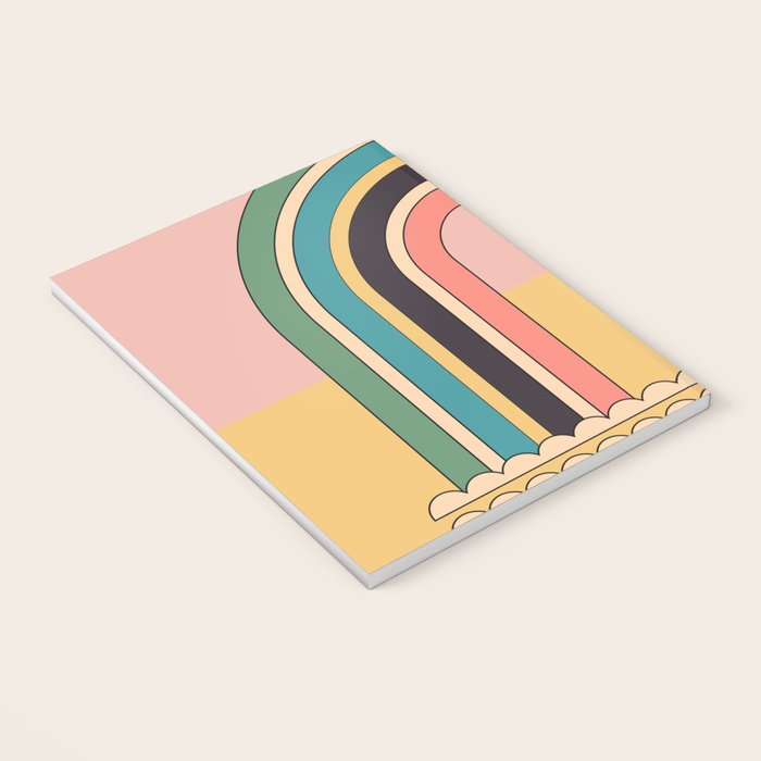 Geometric Abstraction Rainbow Notebook Gallery Image 3
