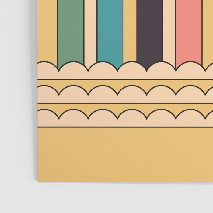 Geometric Abstraction Rainbow Poster Gallery Image 3