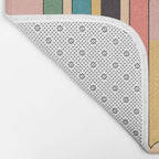 Geometric Abstraction Rainbow Bath Mat Gallery Image 2