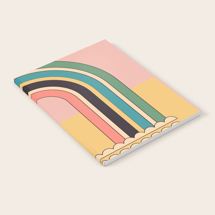 Geometric Abstraction Rainbow Notebook Gallery Image 2
