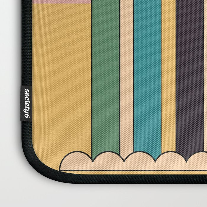Geometric Abstraction Rainbow Laptop Sleeve Gallery Image 3