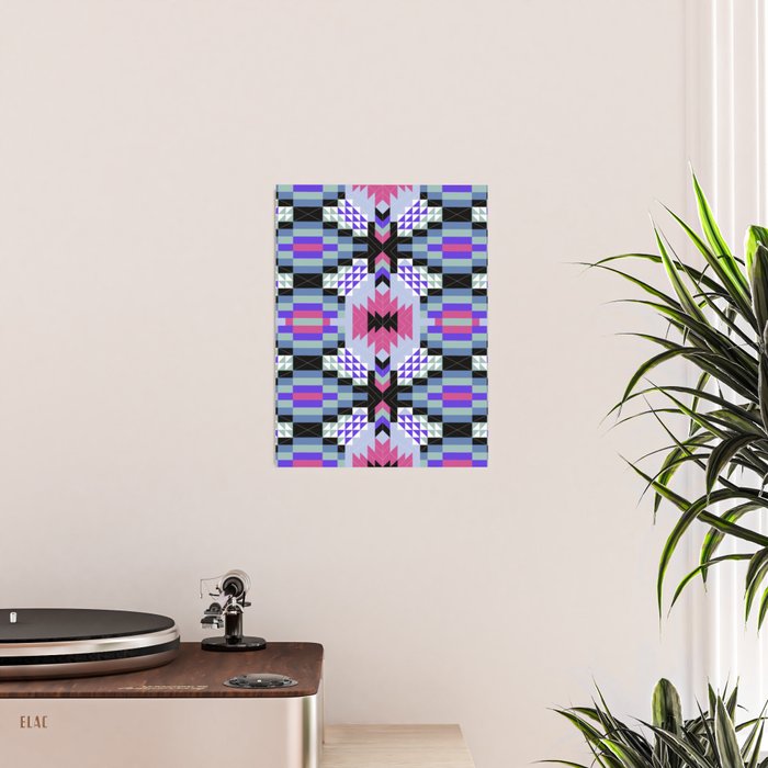 MP Tribal geometric A Poster Gallery Image 2