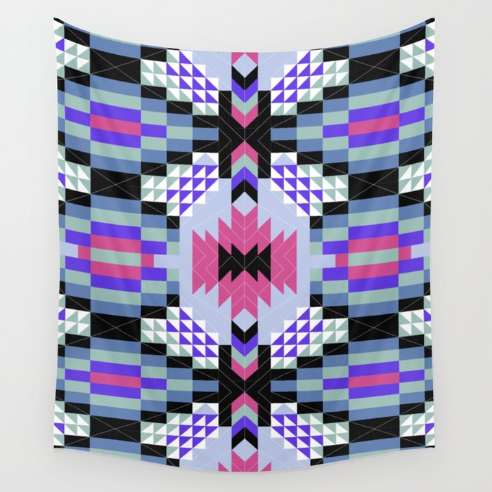 MP Tribal geometric A Wall Tapestry Gallery Image 4