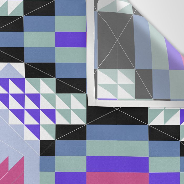 MP Tribal geometric A Wall Tapestry Gallery Image 3