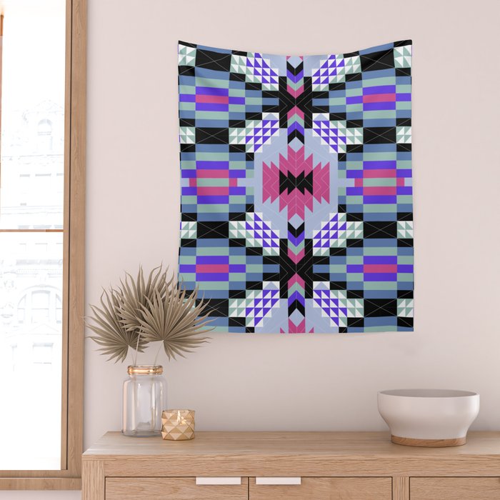 MP Tribal geometric A Wall Tapestry Gallery Image 2