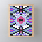 MP Tribal geometric A Mini Art Print Gallery Image 1
