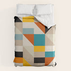 Modern Abstract Colorful Geometric Bold Artwork Duvet Cover Gallery Image 6