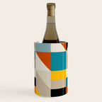 Modern Abstract Colorful Geometric Bold Artwork Wine Chiller Gallery Image 1