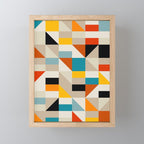 Modern Abstract Colorful Geometric Bold Artwork Mini Art Print Gallery Image 1