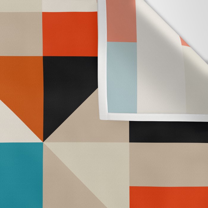 Modern Abstract Colorful Geometric Bold Artwork Wall Tapestry Gallery Image 3