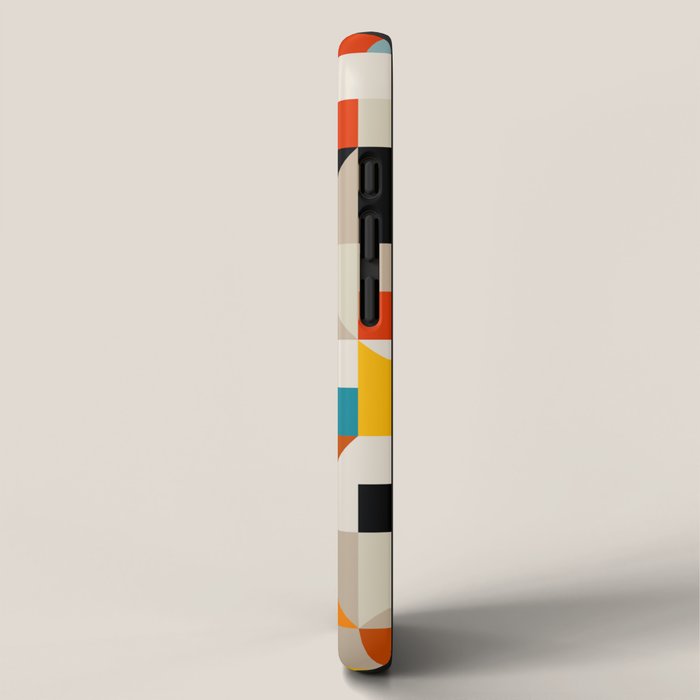 Modern Abstract Colorful Geometric Bold Artwork iPhone Case Gallery Image 2