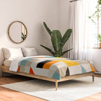 Modern Abstract Colorful Geometric Bold Artwork Comforter Gallery Image 2