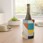 Modern Abstract Colorful Geometric Bold Artwork Wine Chiller Gallery Image 4