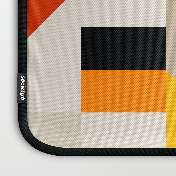Modern Abstract Colorful Geometric Bold Artwork Laptop Sleeve Gallery Image 3