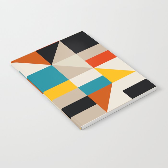 Modern Abstract Colorful Geometric Bold Artwork Notebook Gallery Image 1
