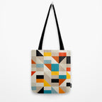 Modern Abstract Colorful Geometric Bold Artwork Tote Bag Gallery Image 2