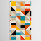 Modern Abstract Colorful Geometric Bold Artwork Tablecloth Gallery Image 2