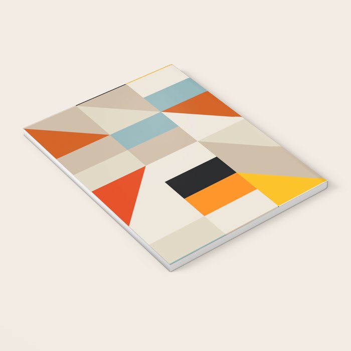Modern Abstract Colorful Geometric Bold Artwork Notebook Gallery Image 3