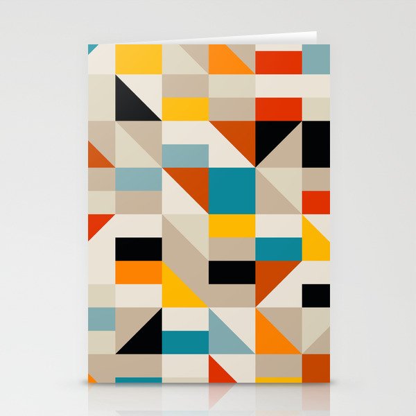 Modern Abstract Colorful Geometric Bold Artwork Stationery Card Gallery Image 2