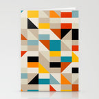 Modern Abstract Colorful Geometric Bold Artwork Stationery Card Gallery Image 2