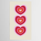pink love heart Tablecloth Gallery Image 2