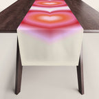 pink love heart Table Runner Gallery Image 1