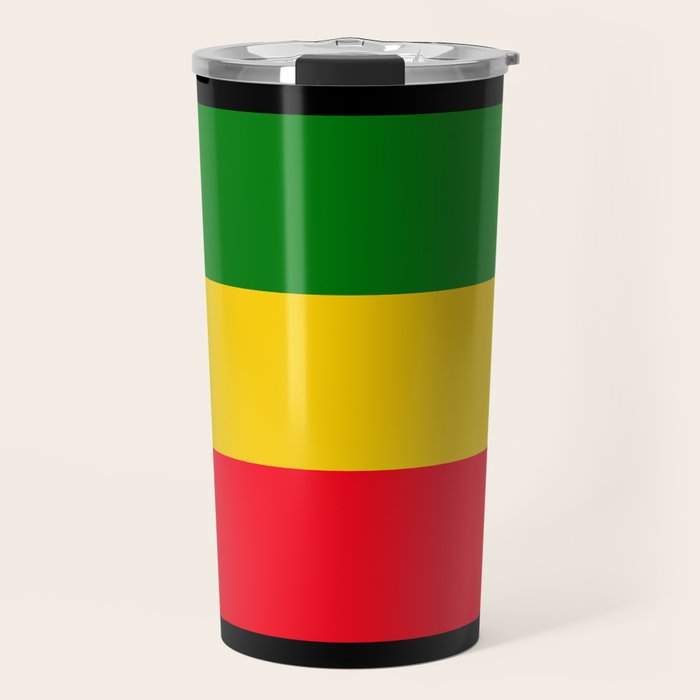 Rastafarian Colors Travel Mug Gallery Image 1