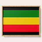 Rastafarian Colors Serving Tray Gallery Image 1