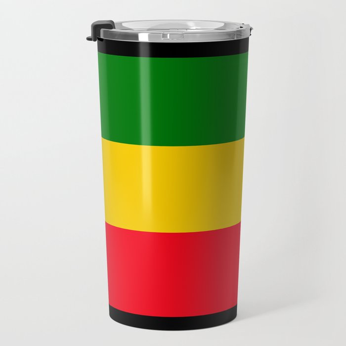 Rastafarian Colors Travel Mug Gallery Image 3