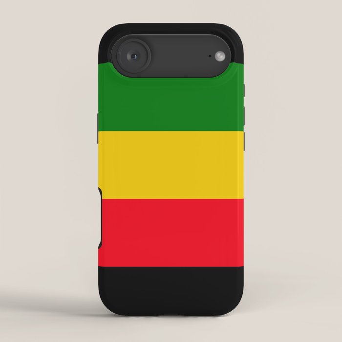 Rastafarian Colors iPhone Case Gallery Image 2