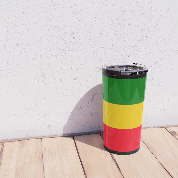 Rastafarian Colors Travel Mug Gallery Image 4
