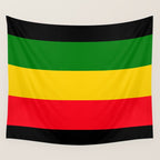 Rastafarian Colors Wall Tapestry Gallery Image 4
