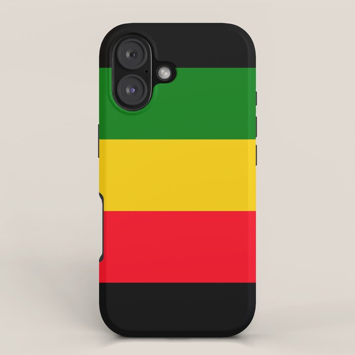 Rastafarian Colors iPhone Case Gallery Image 1