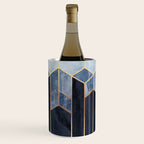 Soft Blue Hexagons Wine Chiller Gallery Image 1