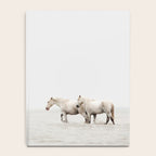 White Camargue Horses - Minimalist Nature Photography Notebook Gallery Image 4