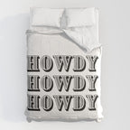 Black And White Howdy Comforter Gallery Image 6