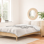 Black And White Howdy Duvet Cover Gallery Image 2