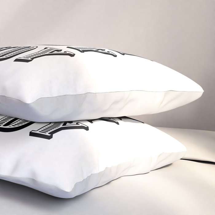 Black And White Howdy Pillow Sham Gallery Image 3