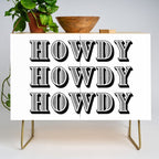Black And White Howdy Credenza Gallery Image 1